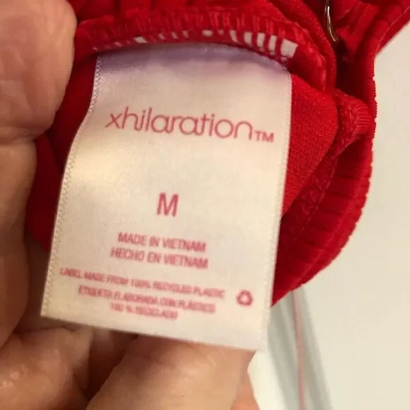 XHILARATION - NWT Juniors Sz M Set of 2 Bikini Tops in Fun Bright Colors 👙 - Picture 16 of 16